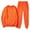 Orange, variant on Aofany Men's Tracksuit Set Fashion Sweat Suits 2Pcs Outfits for Adult Mens Casual Solid Color Athletic Sportswear Loungewear
