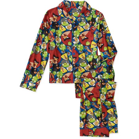Rovio Boys' Angry Birds 2 Piece Coat Pajama Set