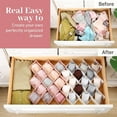 thumbnail image 3 of Honeycomb Separator Adjustable Drawer Organizer Divider for Underwear Belt-Scarf Socks Organizer (Pink), 3 of 6