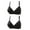 Black, variant on EOYWHK 2PC Plus Size Bras, 2PC Womens Lingerie Bras Plus Size Underwear Bralettes Bras Comfortable Bra