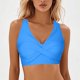 thumbnail image 2 of MKLEKYY Trajes De Baño Dama Women Lace Up Swimwear Tops Underwire Full Coverage Bikini Top Push Up Swim Crop Top Tie Back Bathing Suit Tops, 2 of 5