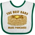 thumbnail image 3 of Inktastic Best Dads Make Pancakes Boys or Girls Baby Bib, 3 of 4