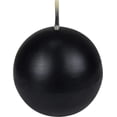 thumbnail image 1 of Zest Candle 6-Piece Ball Candles, 3-Inch, Black, 1 of 6