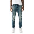 thumbnail image 1 of True Religion Mens Roccos Relaxed Skinny Fit Jeans, Blue, 34W x 32L, 1 of 1