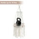 thumbnail image 3 of Perchero de ventana para gatos Unique Bargains, hamaca para gatos tejida a mano, colgar en la pared, cama para dormir y jugar, perchero para gatos sin cojín, blanco 11.8 in, 3 of 7
