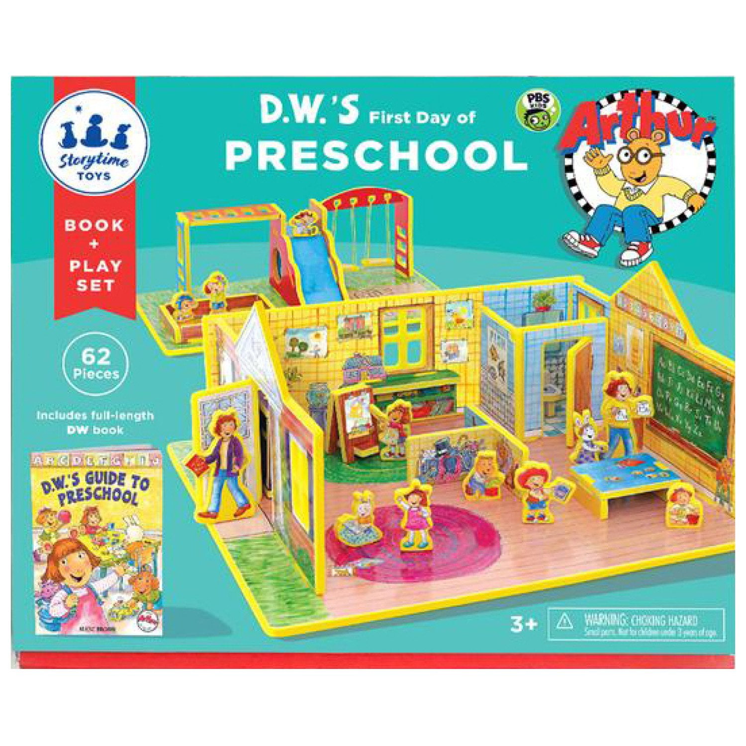 Storytime Toys DWs First Day of Preschool 3D Imagination Play Set and