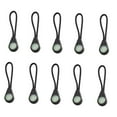 thumbnail image 5 of WHAMVOX  10 Pcs Drawstring Cord Luminous Zipper Pull Replacement Tags Pulls Outdoor Accessories Travel Black, 5 of 8