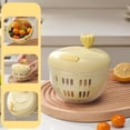 thumbnail image 2 of YIEMEEN Vegetable Dryer Washer Fruit and Vegetable Washer Salad Spinner Kitchen Greens Drainer Strainer Tool Easy to Use, 2 of 16