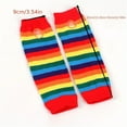 thumbnail image 3 of CNKOO 4PCS Womens Rainbow Socks Gloves,Warmers Accessories Gloves Lgbtsleeves,Holiday Party Party Glove Set, 3 of 7