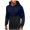 Navy dark gray, variant on Xihbxyly Hooded Sweatshirts for Men Men's Hoodies Graphic Print Long Sleeve Drawstring Pullover Hoodies Sweatshirt with Pocket Trendy Big and Tall Hoodie Sweatshirt