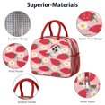 thumbnail image 4 of Lunch Bag Lunch Box for Women Reusable Insulated Lunch Bags,Water-Resistant Fruits Strawberry Pattern Cooler Lunch Tote Bag, Large Capacity for Work Travel Picnic, 4 of 6