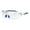 Clear Lens, variant on ANSI Z87.1 Warp Around Mens Shatterproof Safety Glasses U6 S Light Grey Tint