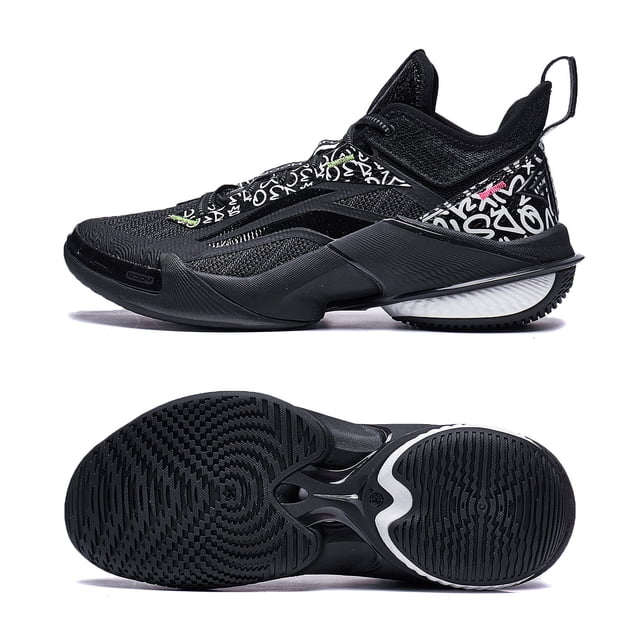 Zapatillas de baloncesto profesionales POWER X para hombre BOOM Cushion LIGHT FOAM PLUS LiNing Zapatillas deportivas usables ABAT089