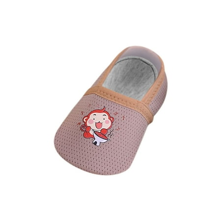 

LBECLEY Kids High Socks Girls Floor Print Walkers Summer Girls Prewalker Socks Soft Slip Non Breathable Boys First Toddler 6M-4Y Shoes Baby Socks Baby Socks with Dogs Coffee S