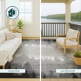 thumbnail image 4 of Addison Rugs Chantille Indoor/Outdoor Transitional Lodge Gray Machine Washable Rectangle Rug, 5' x 7'6", 4 of 8