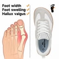 thumbnail image 4 of Sosenfer Barefoot Shoes for Women Wide Toe Box Ultra-Light Zero Drop Sneakers, 4 of 8