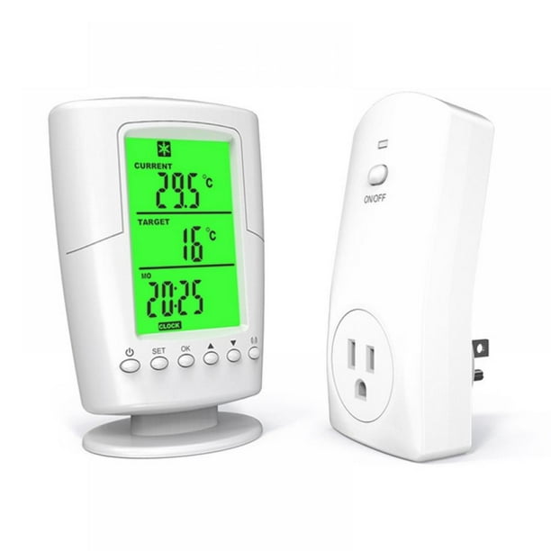 Wireless Battery Thermost Battery Powered Plug Receiver Underfloor Heating Thermostats Smart