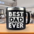 thumbnail image 2 of Best Dad Ever Coffee Black Mug/Tumbler 14oz Gift For Dad, Gifts For Dad From Daughter, Son, Kids - Fathers Day - Birthday Gift Ideas For Daddy - Christmas Gifts For Father, 2 of 10