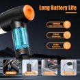 thumbnail image 4 of Aspiradora de mano inalámbrica para coche TBCR, 9000 Pa, miniaspiradora portátil inalámbrica con batería de 6000 mAh, 3 filtros y bolsa de almacenamiento. Ideal para el hogar y la oficina., 4 of 5