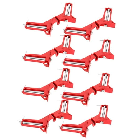 

Set of 8 Aluminium Alloy 3in Miter Corner Picture Clamp Holder Woodwork Fasteners