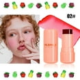 thumbnail image 4 of Jelly Lipstick Powder Blusher, Transparent Cheek Stains, Natural Plant Extracts Moisturizing Long Lasting Color Development, Easy To Apply Watercolor Paint Finish Makeup, 4 of 8