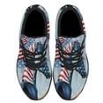 thumbnail image 2 of Patriotic Horse 4th Of July Shoes Independence Day American flag Print Sneakers Lightweight Comfortable Running Shoes for Men Women Black Size 6, 2 of 7