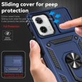 thumbnail image 2 of POZYIE for Motorola Moto G Power 5G 2024 Rugged Phone Case with Screen Protector and Sliding Camera Cover, Kickstand TPU Bumper Drop-Proof Durable Military-Grade Protective Case,Rose Gold, 2 of 8