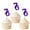 Dark Purple, variant on Darling Souvenir, Glitter Custom Day Number Cupcake Toppers, Birthday/ Retirement Party Dessert Decorations - Pack Of 20