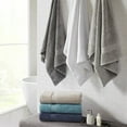 thumbnail image 4 of Madison Park Signature 800gsm 100% Cotton Bath Sheet 2-Piece Set 34x68", White, 4 of 5