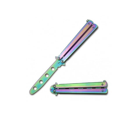 Impulse Product Butterfly Trainer Rainbow Handle and (Best Cheap Butterfly Knife Trainer)