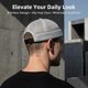 thumbnail image 3 of Pack de 2 gorros de malla sin ala para hombre y transpirable ajustable para hip hop de verano y streetwear, 3 of 6
