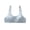 Blue, variant on Girls Soft Cotton Training Bras 10-14 Breathable Mesh Training Bra With Front Bow Decor Adjustable Spaghetti Strap Wireless Teen Crop Top Puberty Underwear