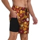 thumbnail image 2 of Balery Almond Nuts Bañador para hombre, shorts de playa de secado rápido con entrepierna y forro de compresión-Small, 2 of 6