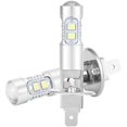 thumbnail image 2 of H1 LED Bulb,Car ​​Headlight Bulb,2x H1 6000K Super White 100W LED Headlight Bulbs Kit Fog Driving Light, 2 of 5