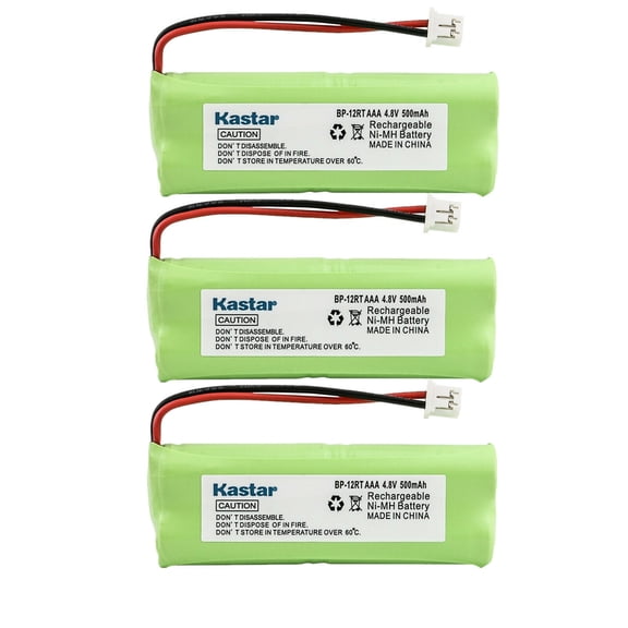 Kastar 3-Pack Battery Replacement for Dogtra BP-12RT, 1700NCP Receiver, 1800NC Receiver, 1802NC Receiver, 1803NC Receiver, 1804NC Receiver, 1900NCP Receiver, 1902NCP Receiver, 2000 beeper Receiver