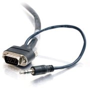 C2G 40177 Audio/Video Cable - 35 ft - Male VGA, Mini-phone Male Audio - Male VGA, Mini-phone Male Audio