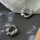 thumbnail image 2 of Pendientes Interware de oro Vintage de Plata de Ley 925 para mujer, pendientes de moda, joyería para prevenir alergias, accesorios de fiesta, regalo, 2 of 2