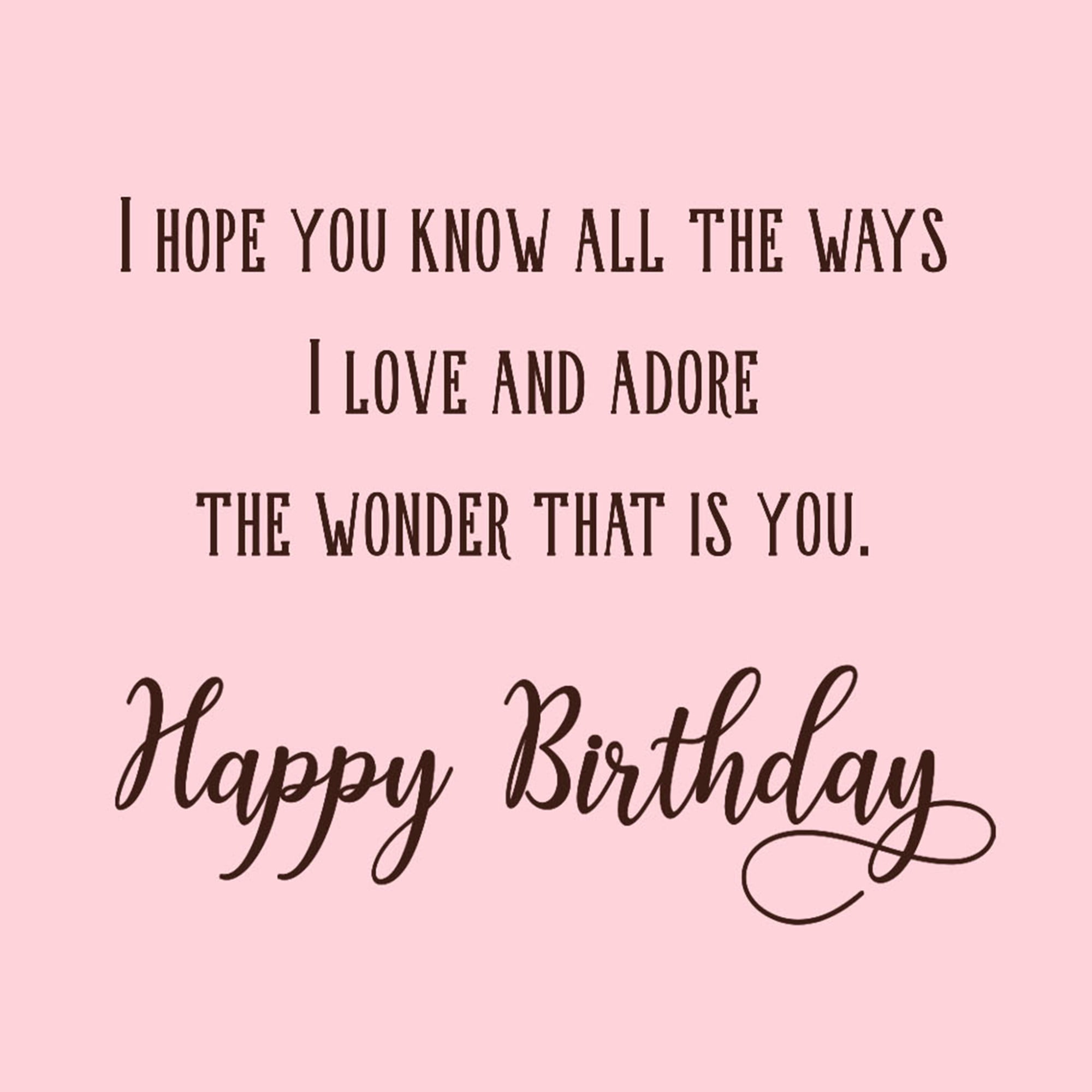 Hallmark Mahogany Romantic Birthday Card (Love Every Bit of You)