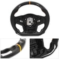 thumbnail image 3 of Volante De Carreras, Volante De Fibra De Carbono, Orificios Para Palanca De Cambios, Costuras Naranjas Para GR Supra A90 J29 2020 A 2024, 3 of 7