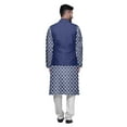thumbnail image 3 of Atasi Printed Kurta Pyjama Set Traditional Ethnic Wear Mandarin Casual Clothing, 3 of 5