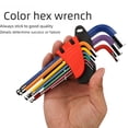 thumbnail image 2 of Vibrant Color-Coded Hex Key Set with Short Ball-End Design – Durable, Multi-Size Hexagon Wrenches for DIY Repairs, Automotive & Bicycle Maintenance, Compact Storage for Home and Professional Use, 2 of 5