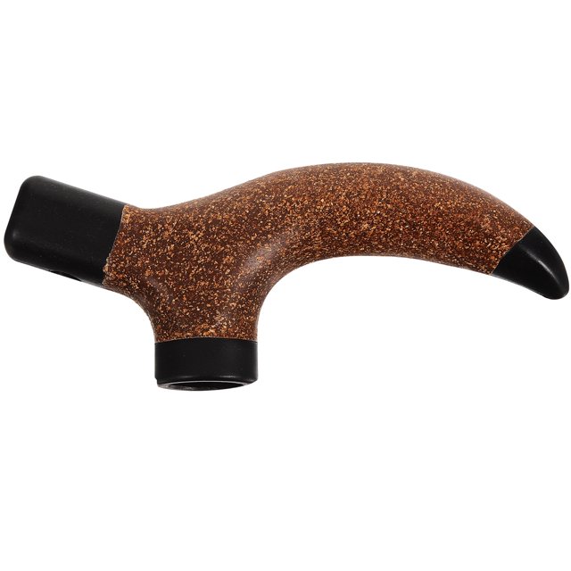 Mango de madera para bastón de trekking, para exteriores, con empuñadura reemplazable.