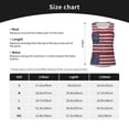 thumbnail image 6 of Fotbe America Flag Glitter Womens Loose Fit Casual Flowy Slim-Fit Tank Tops Athletic Round Neck Trendy Sleeveless Summer Tops for Gym and Yoga-Medium, 6 of 7