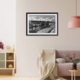 thumbnail image 3 of Historic Framed Print, Mississippi - Camp Shelby, Hattiesburg - Warehouses with mules and spring wagons in the street [in foregrd.], 17-7/8" x 21-7/8", 3 of 9