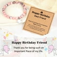 thumbnail image 4 of Grandma Birthday Gifts Happy Birthday Card Grandmother Bracelet Best Grandma Gift Idea for Elderly Women, 4 of 4