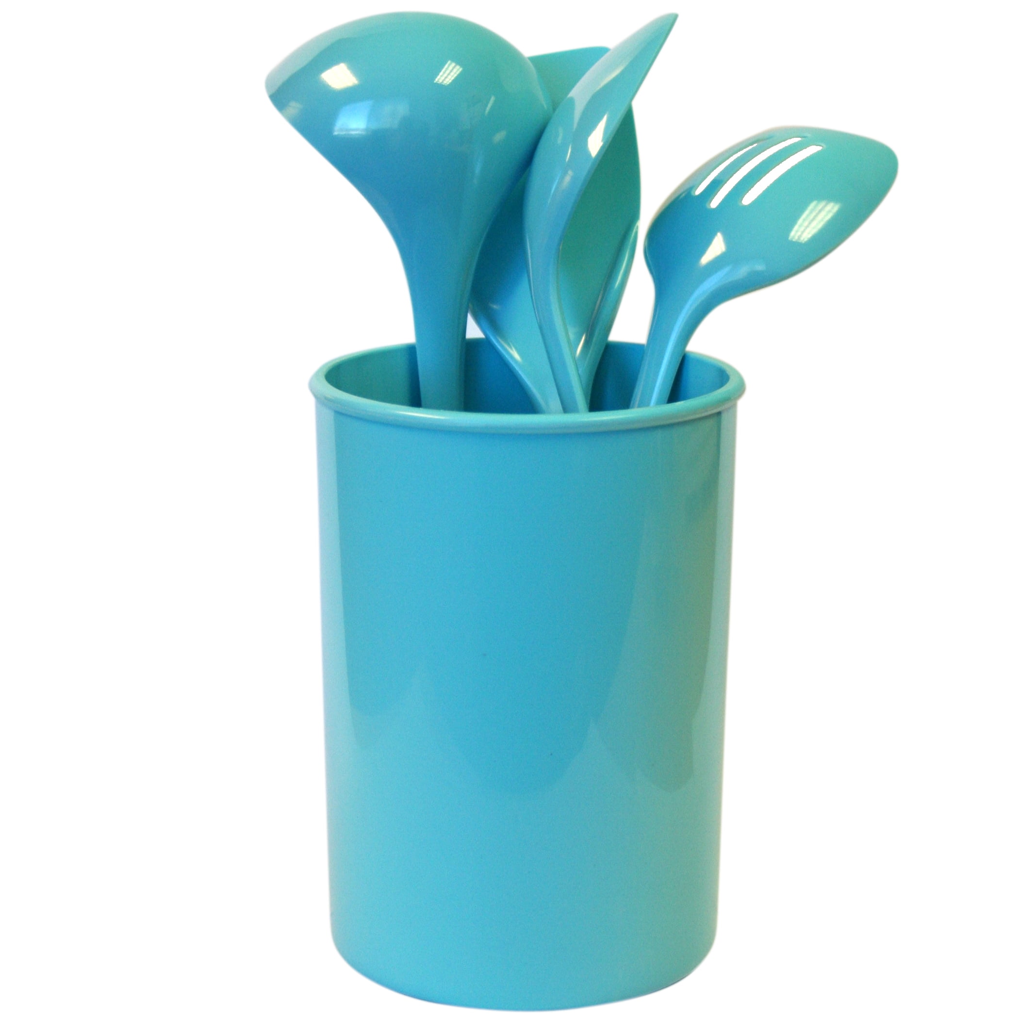 Calypso Basics, 5pc Utensil Holder Set, Turquoise