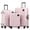 Pink, variant on Coolife Luggage 3 Piece Set Hardside Upgraded Durable PC Lightweight Travel Suitcases with Dual Spinner Wheels & TSA Lock, 20'' Expandable Only (White, 3-Piece Set (20/24/28))