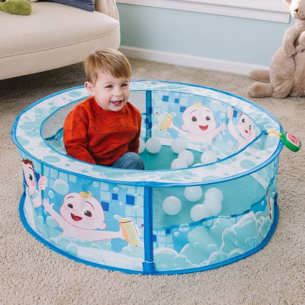 CoComelon Bath Time Sing Along Play Center, Pop Up Ball Pit Tent with 20 Play Balls and Music, Children Ages 3+ - image 3 of 6