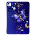 thumbnail image 3 of Allytechgroup iPad Air 11 M3 2025 Case, iPad Air 11 Inch M3 2024 Case, Ultra Slim Fit TPU Stylish Back Cover Shockproof Anti-Scratch Bumper Protective Tablet Case for iPad Air 11 Inch, Blue Butterfly, 3 of 3