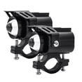 thumbnail image 4 of 2 luces auxiliares de conducción para motocicleta, foco para SUV, barco y coche. Negro, 4 of 9